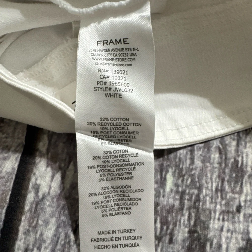 FRAME White Flare Jeans - Picture 6 of 8